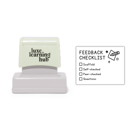 Upper Years Feedback Checklist Stamp