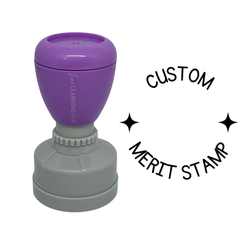 Round Merit Stamp