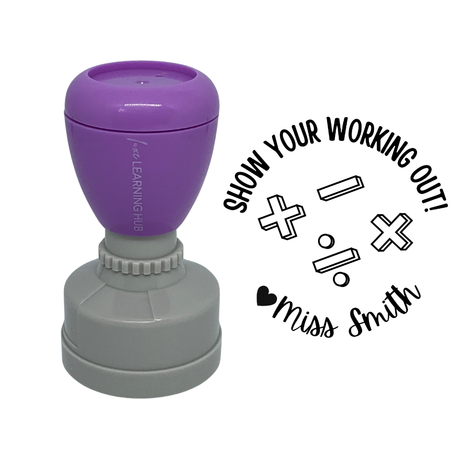 Show Your Working Out Stamp