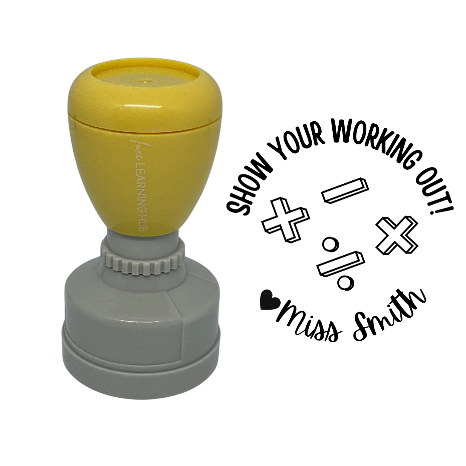 Show Your Working Out Stamp
