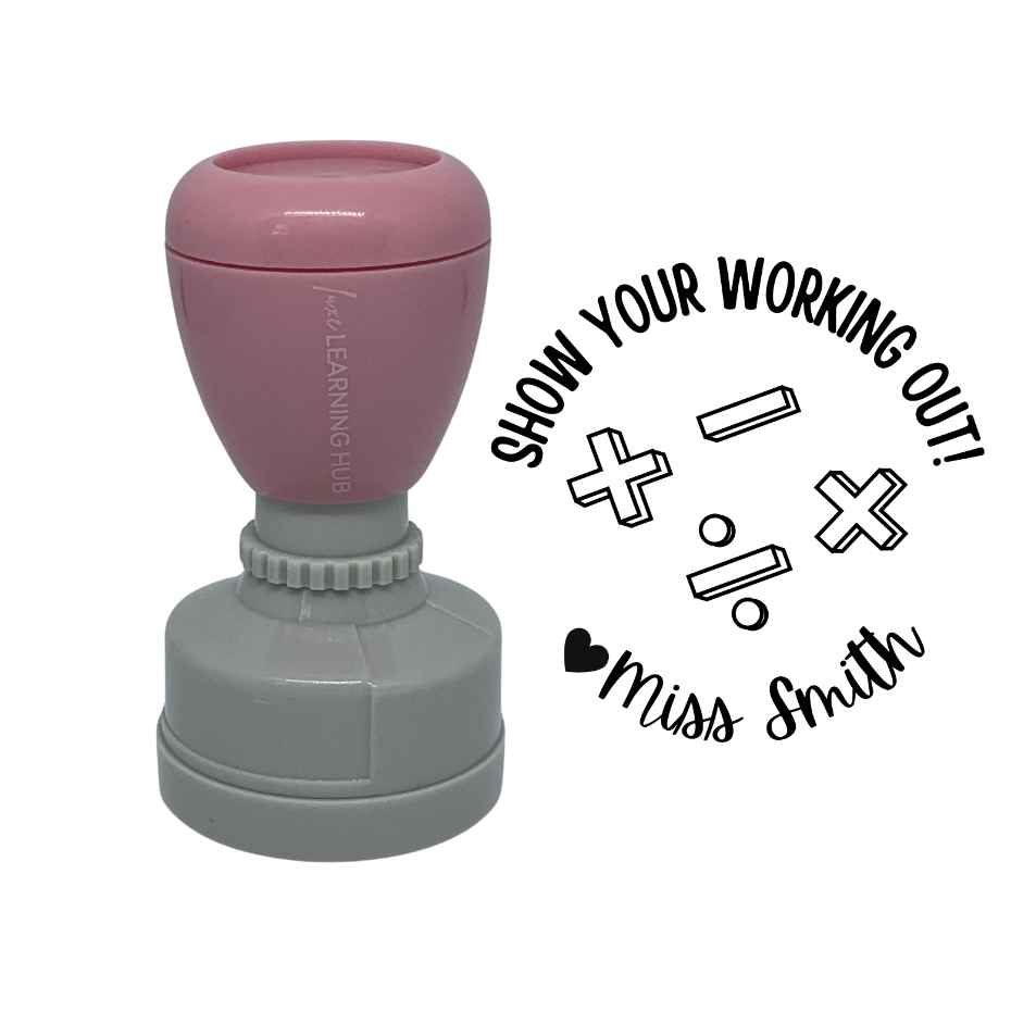 Show Your Working Out Stamp