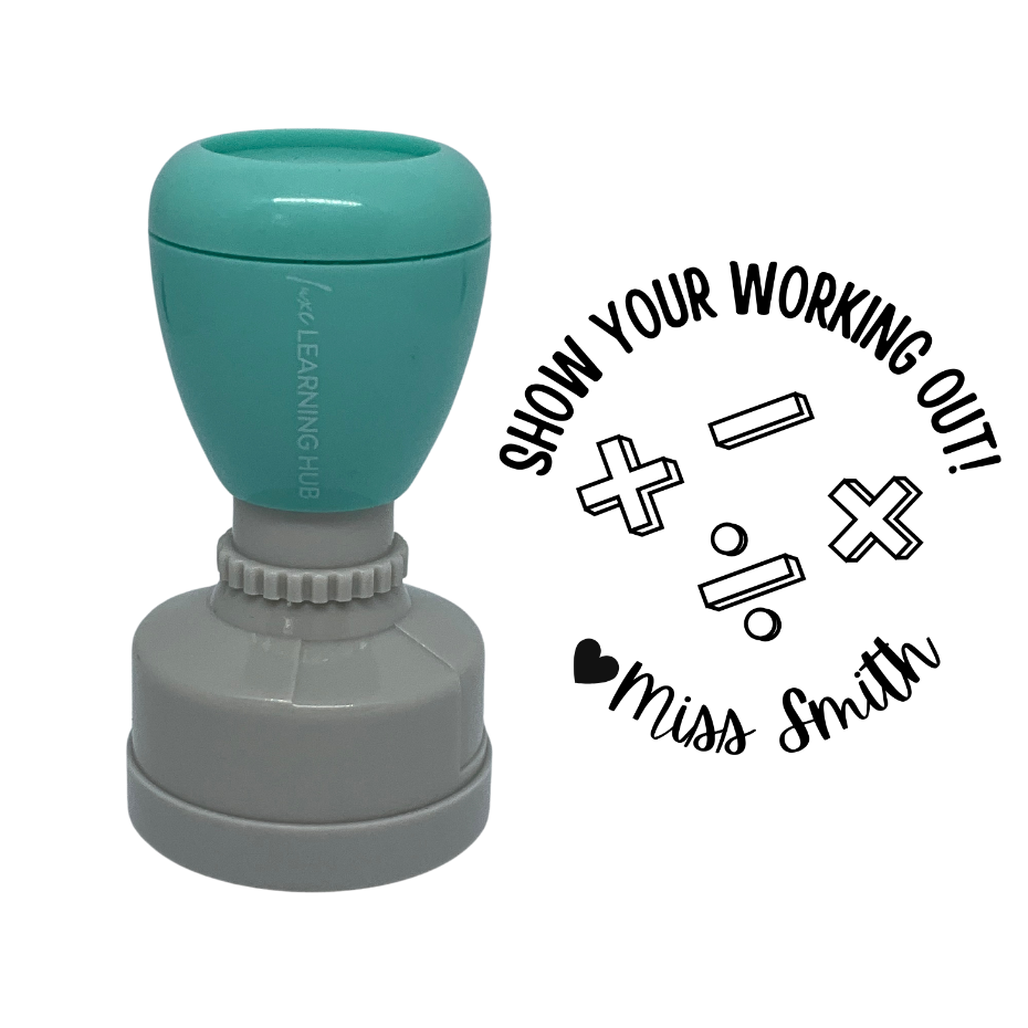 Show Your Working Out Stamp