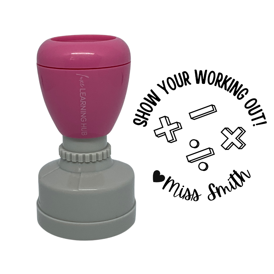 Show Your Working Out Stamp