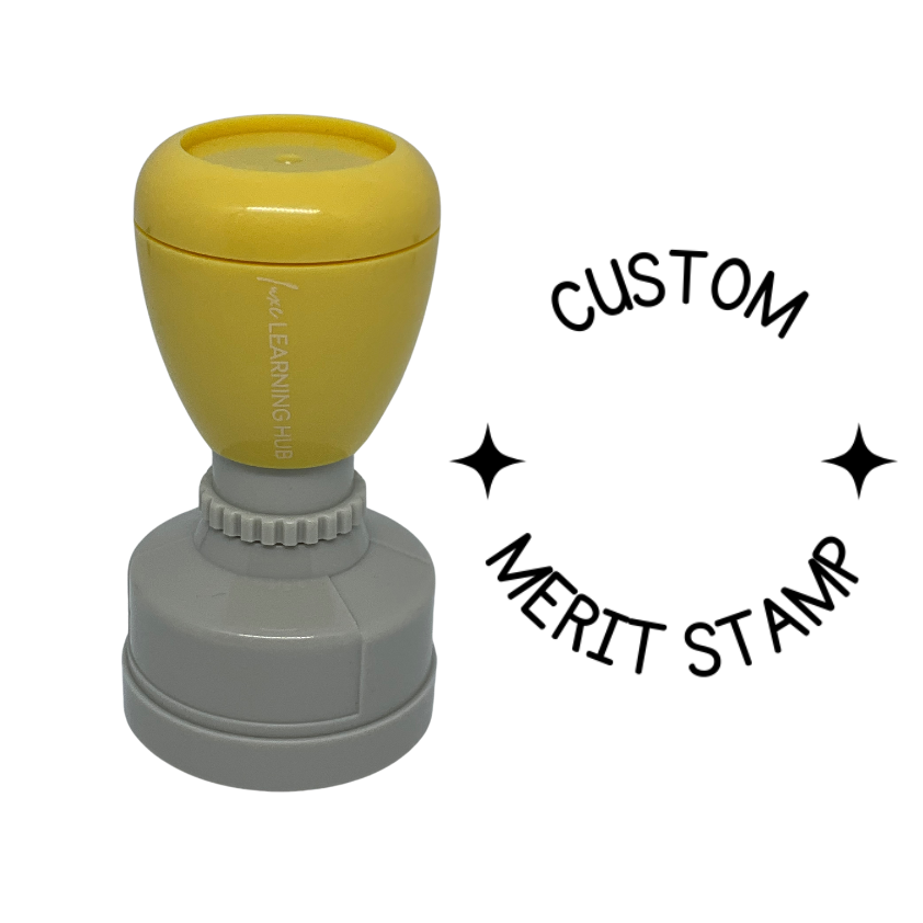 Round Merit Stamp