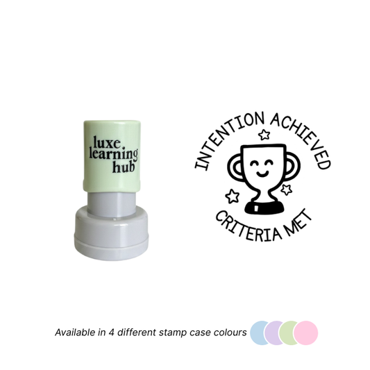 Intention Achieved Criteria Met Stamp