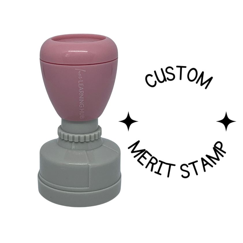 Round Merit Stamp