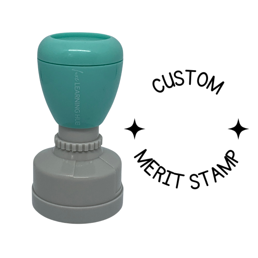 Round Merit Stamp