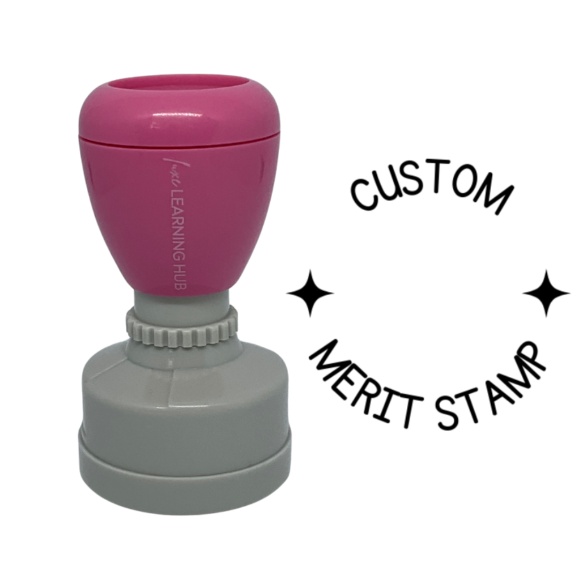 Round Merit Stamp