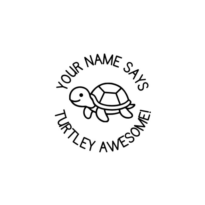 Turtley Awesome Stamp