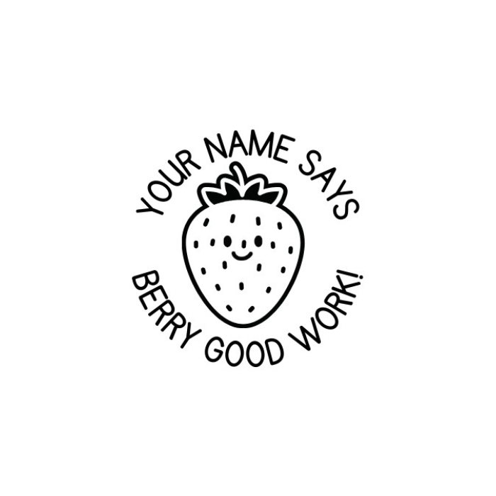 Berry Good Work Stamp