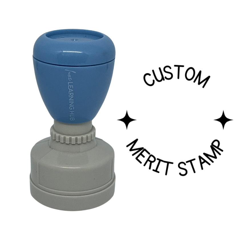 Round Merit Stamp