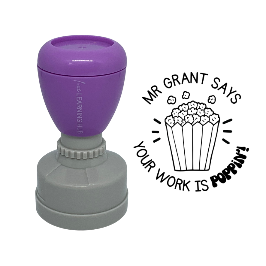 Poppin' Work Stamp