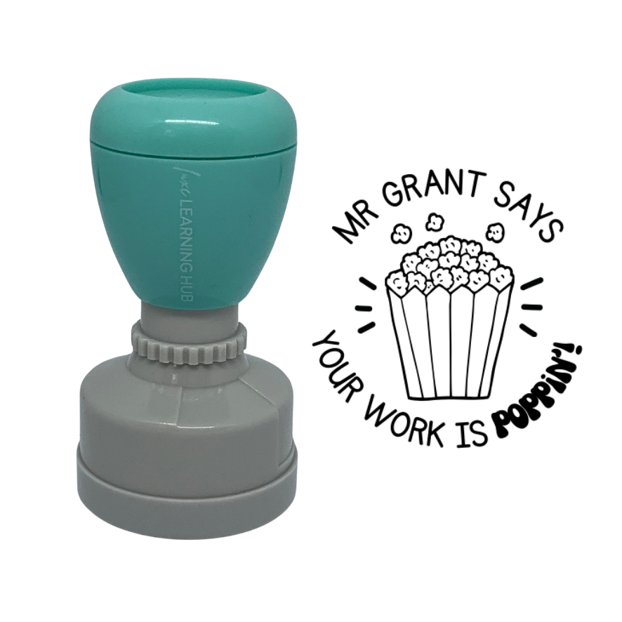 Poppin' Work Stamp