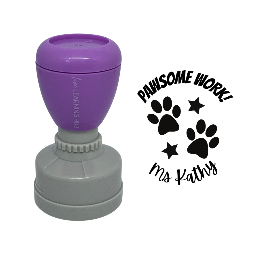 Pawsome Work Stamp