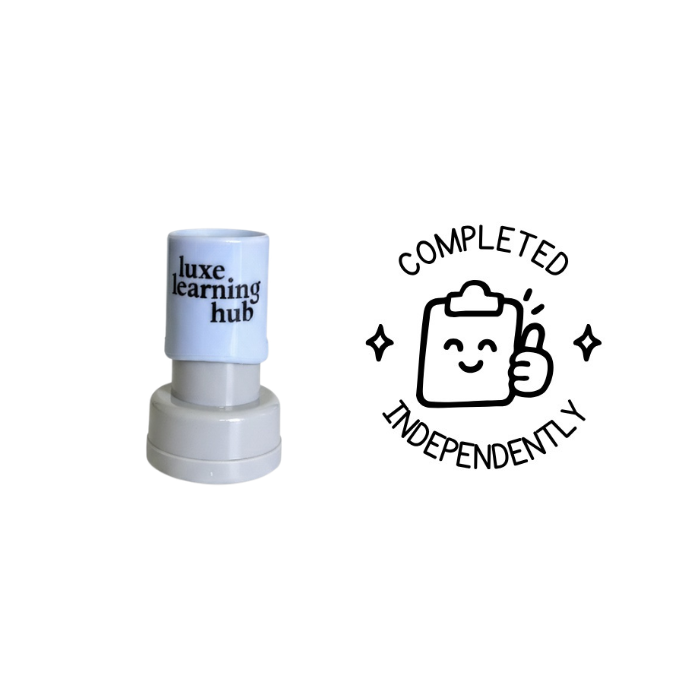 Completed Independently Stamp