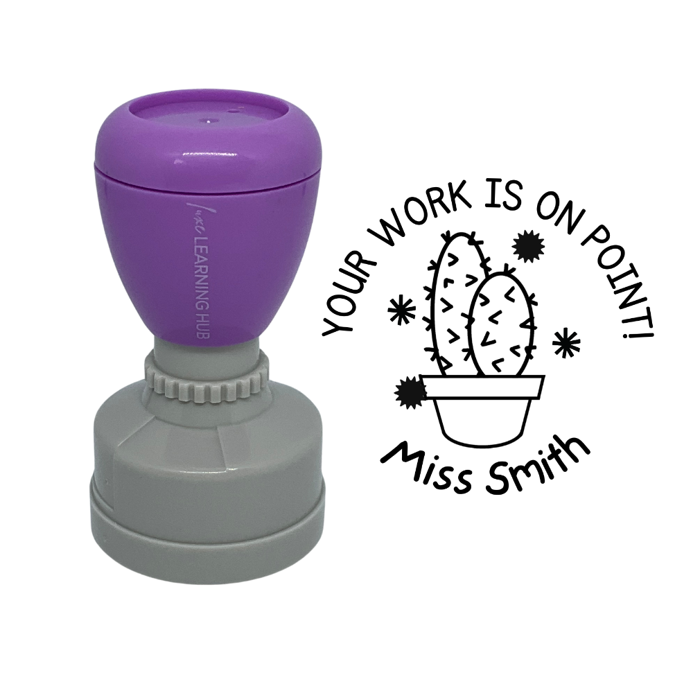 Your Work is on Point Stamp