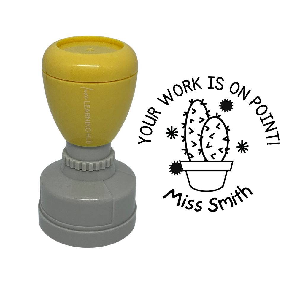 Your Work is on Point Stamp
