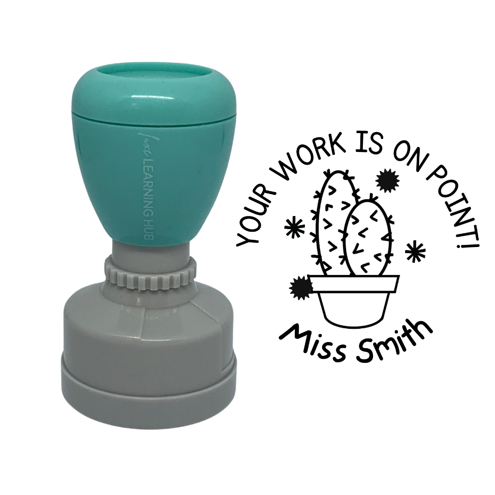 Your Work is on Point Stamp