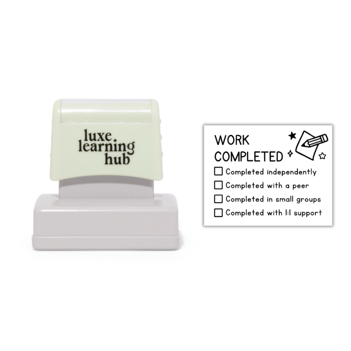 Work Completed Stamp