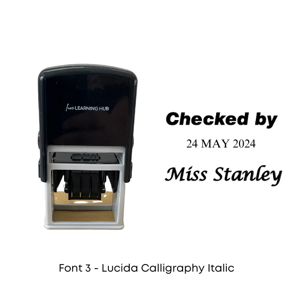 Self-Inking Personalised Date Stamp