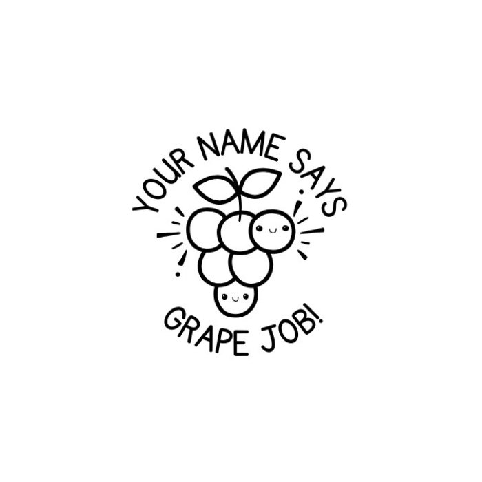 Grape Job Stamp