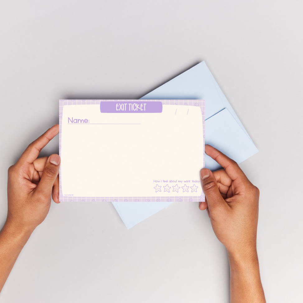 Exit Ticket Fast Feedback Pad