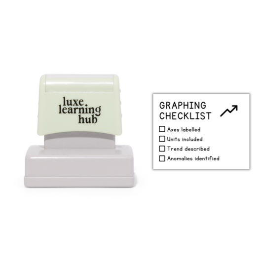 Graphing Checklist Stamp