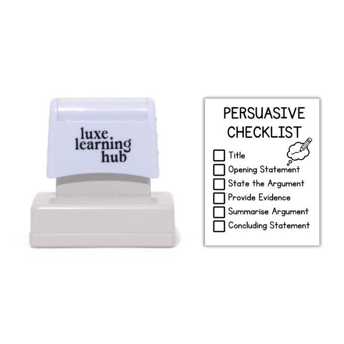 Persuasive Writing Checklist Stamp