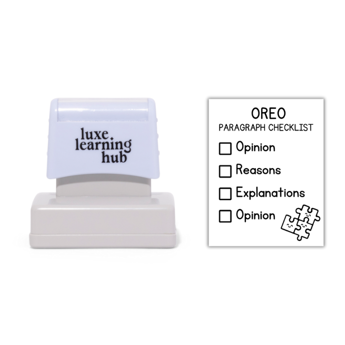 Oreo Paragraph Checklist Stamp
