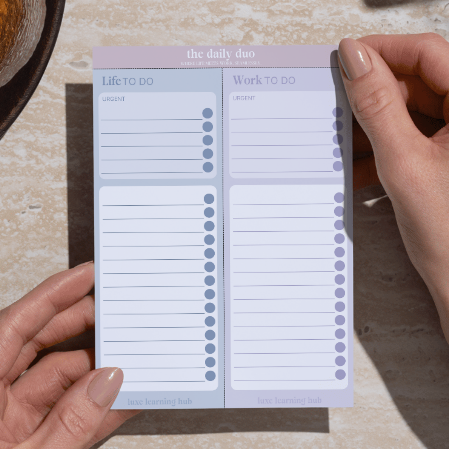 The Daily Duo Pad