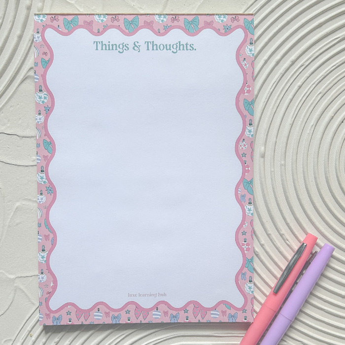 Things & Thoughts Luxe A5 Notepad