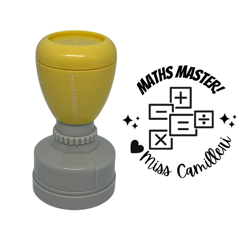 Custom Maths Master Stamp