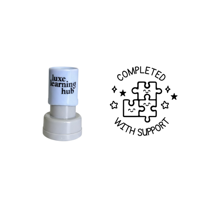 Completed with Support Stamp
