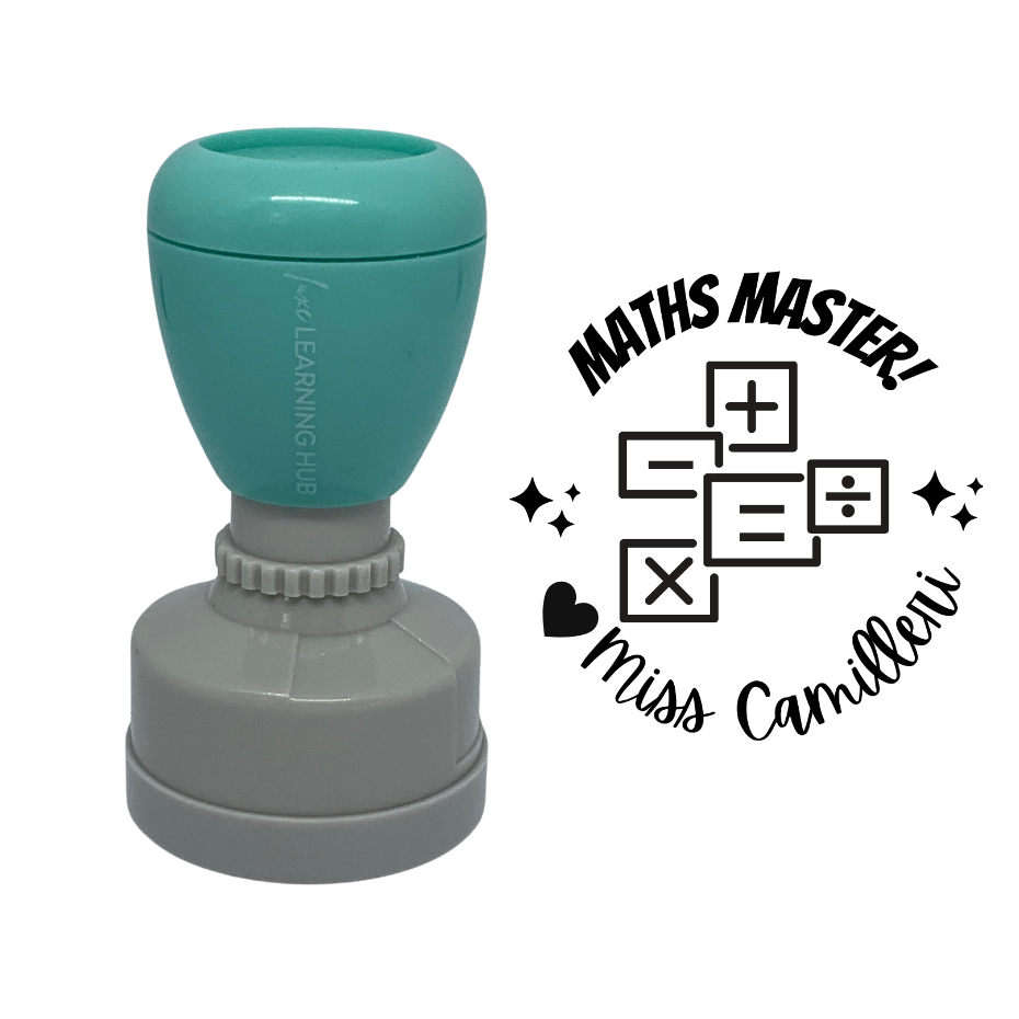 Custom Maths Master Stamp