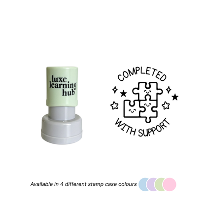 Completed with Support Stamp