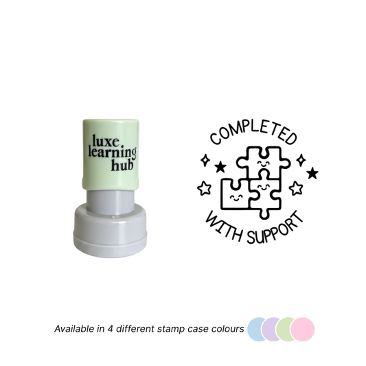 Completed with Support Stamp