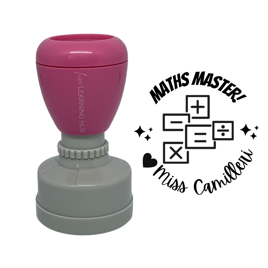 Custom Maths Master Stamp