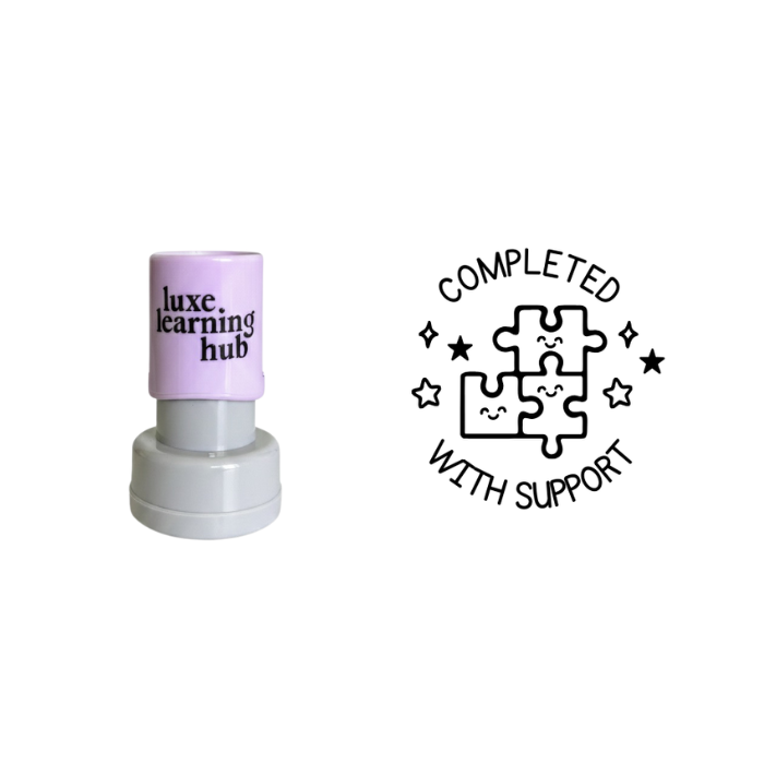 Completed with Support Stamp