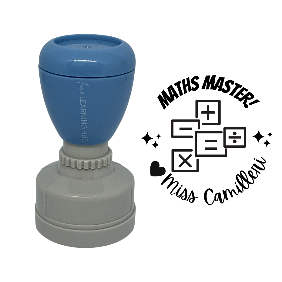 Custom Maths Master Stamp