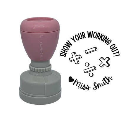 Custom Show Your Working Out Stamp