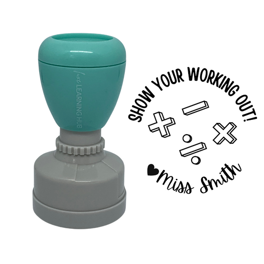 Custom Show Your Working Out Stamp