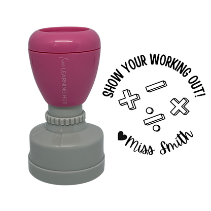 Custom Show Your Working Out Stamp