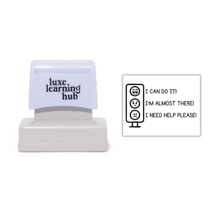 Traffic Light Student Self Reflection Stamp