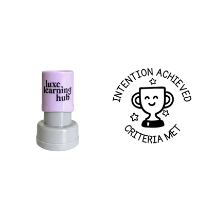 Intention Achieved Criteria Met Stamp