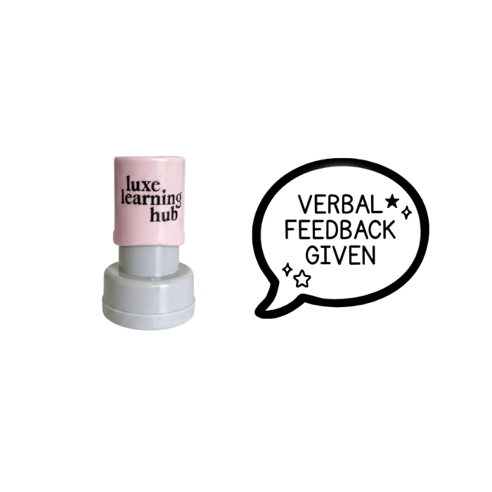 Verbal Feedback Given Stamp