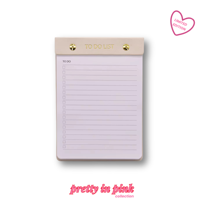 Luxe Beige To Do Notepad