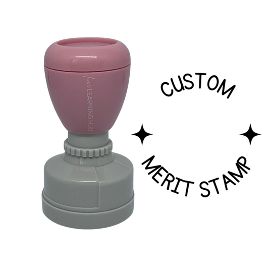 Custom Round Merit Stamp