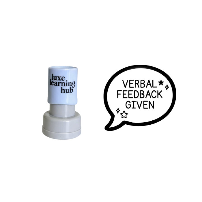 Verbal Feedback Given Stamp