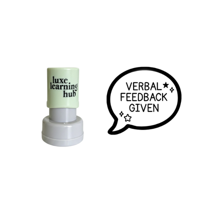 Verbal Feedback Given Stamp
