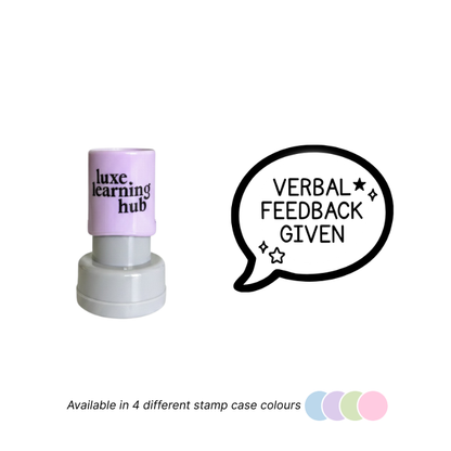 Verbal Feedback Given Stamp